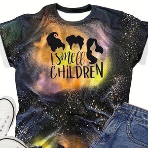 Hocus Pocus New without tag I smell children tshirt Women Halloween shirt
